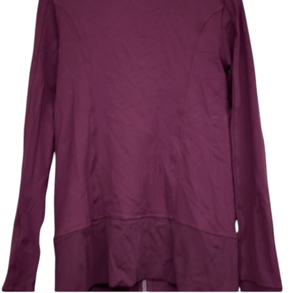 Lululemon Vine Plum Zip Up Jacket Zipped Pockets with Thumb Holes - Picture 6 of 11